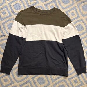 Original Use Men's Navy and White Sweatshirt